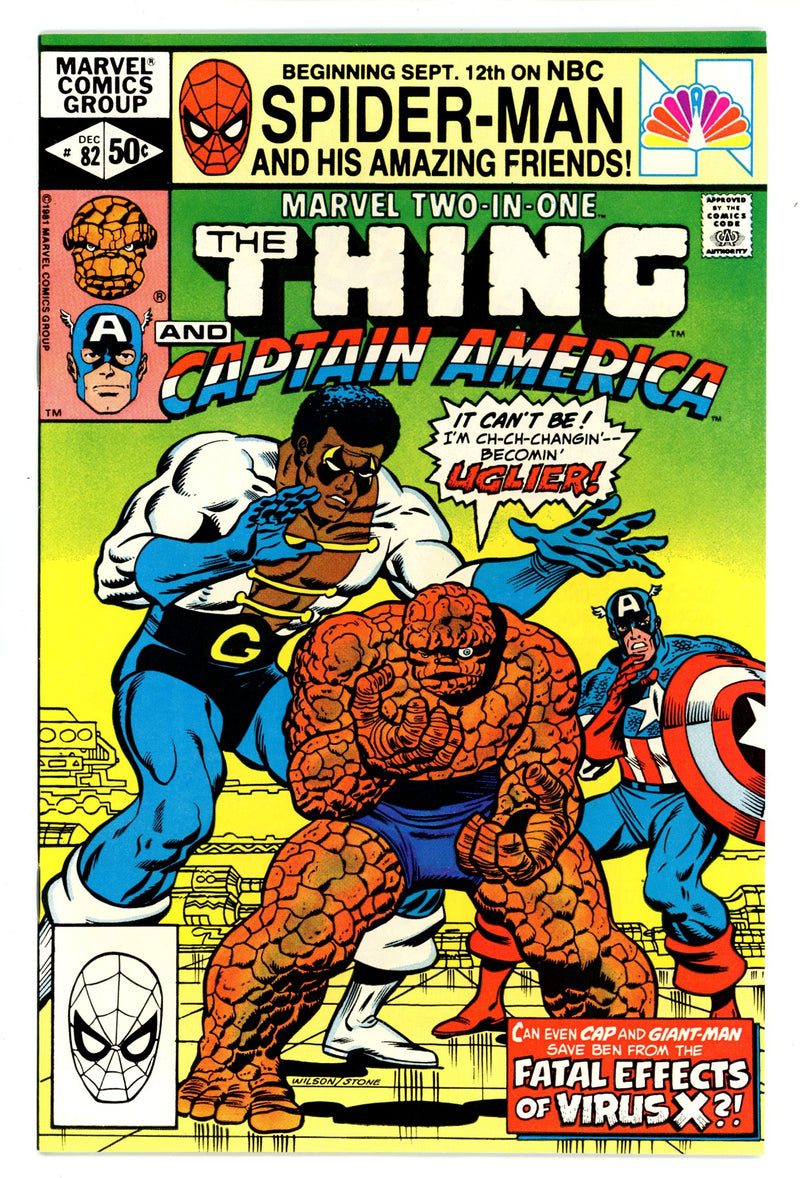 Marvel Two-in-One Vol 1 82 High Grade (1981) 
