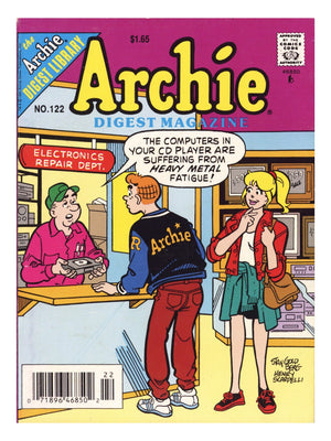 Archie Comics Digest 122 Low Grade (1993) Canadian Price Variant