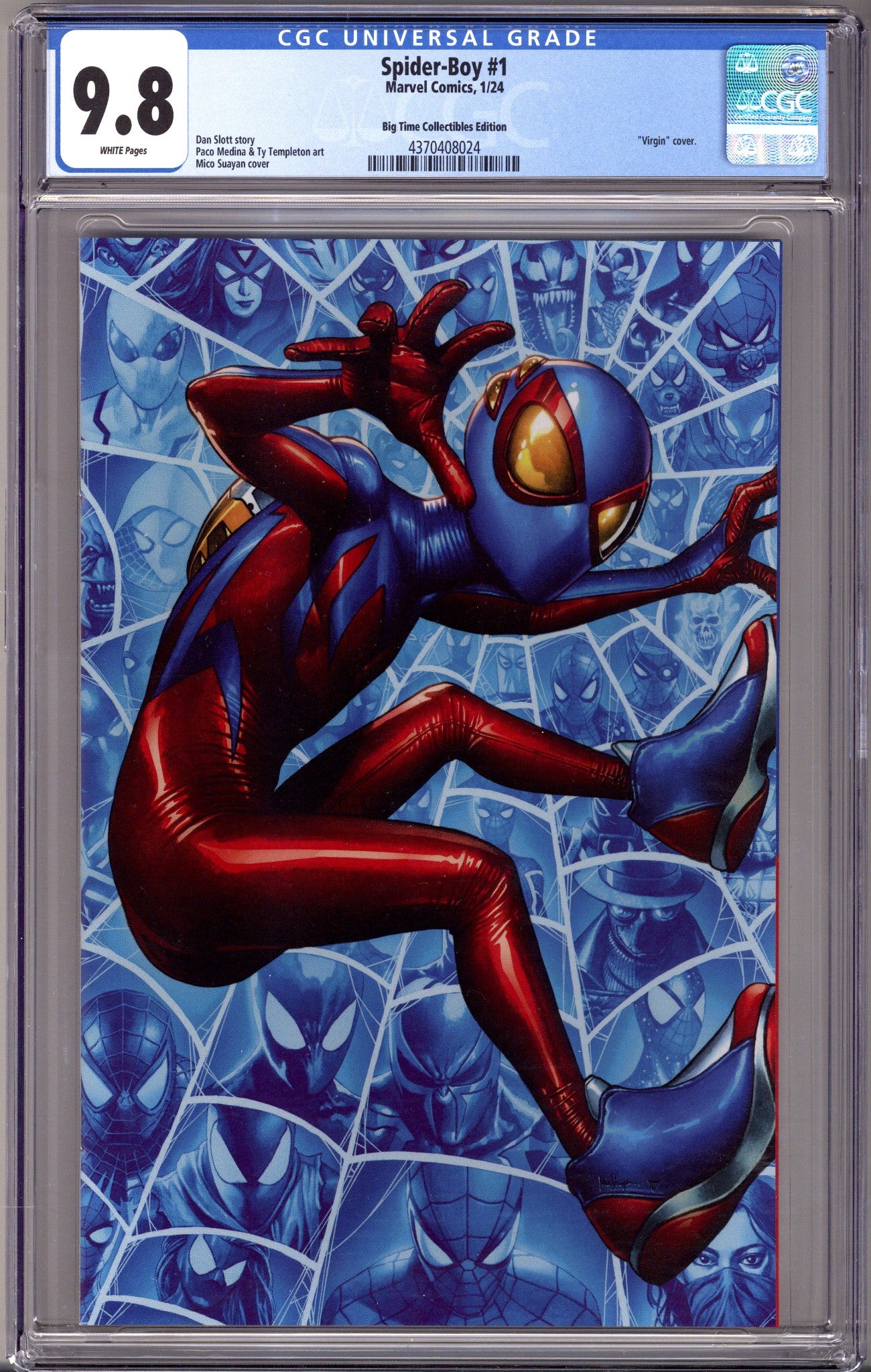 Spider-Boy Vol 1 1 CGC 9.8 (NM/M) (2024) Suayan Virgin Variant