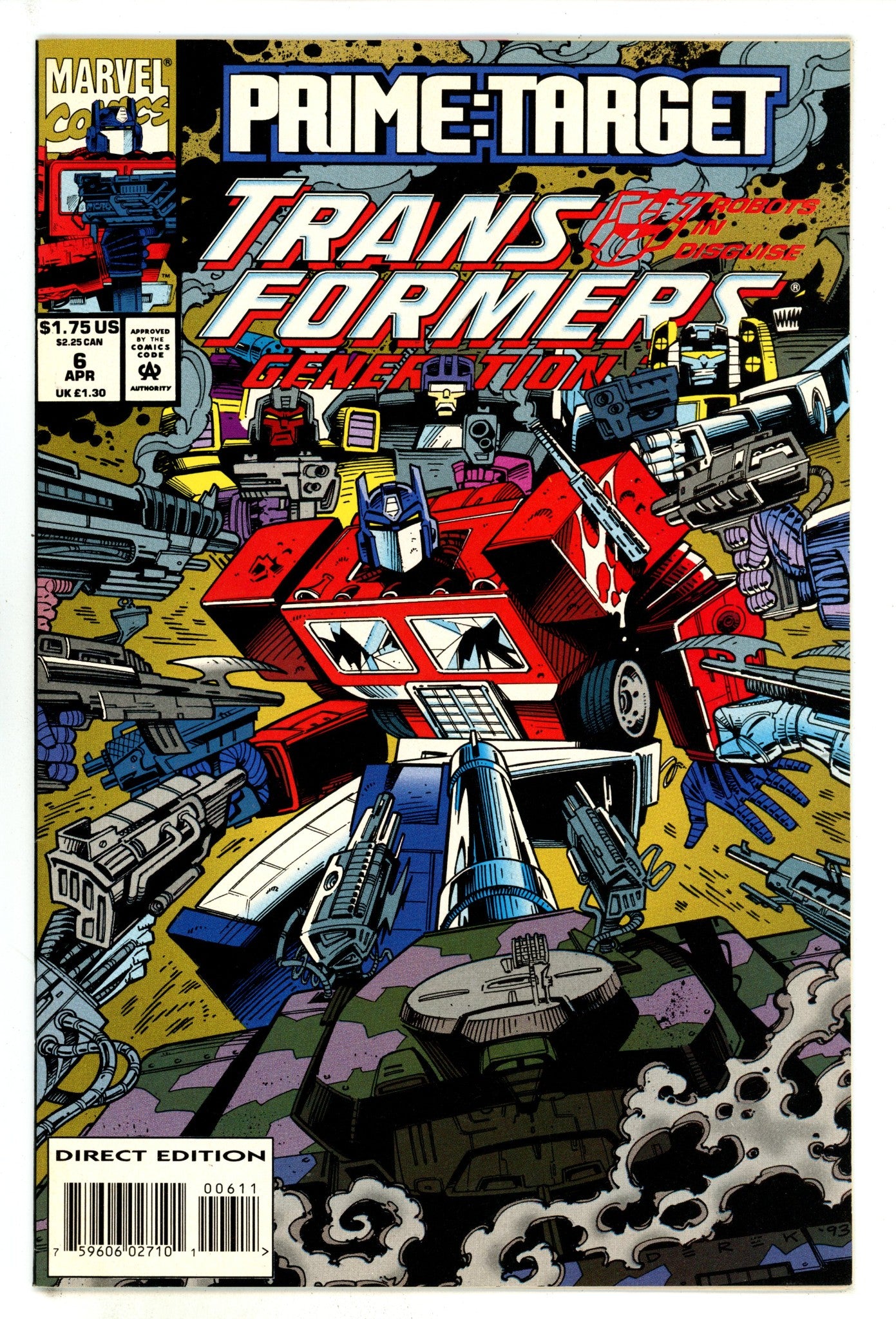 Transformers: Generation 2 6 NM- (9.2) (1994) 