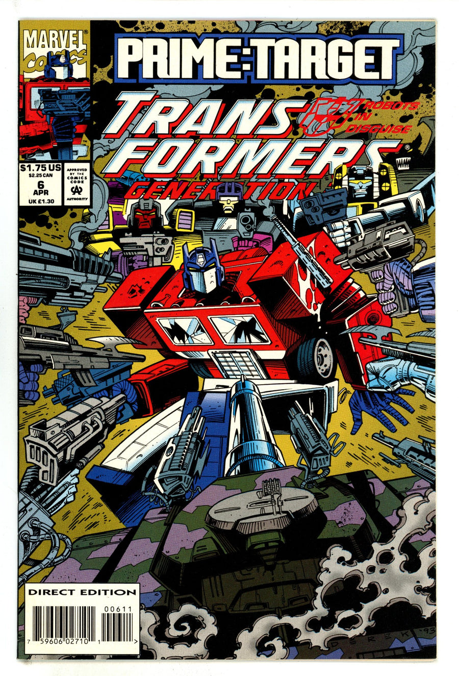 Transformers: Generation 2 6 NM- (9.2) (1994) 