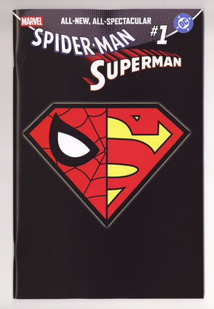 Marvel / DC: Spider-Man / Superman 1 Logo Mashup Variant (2026)