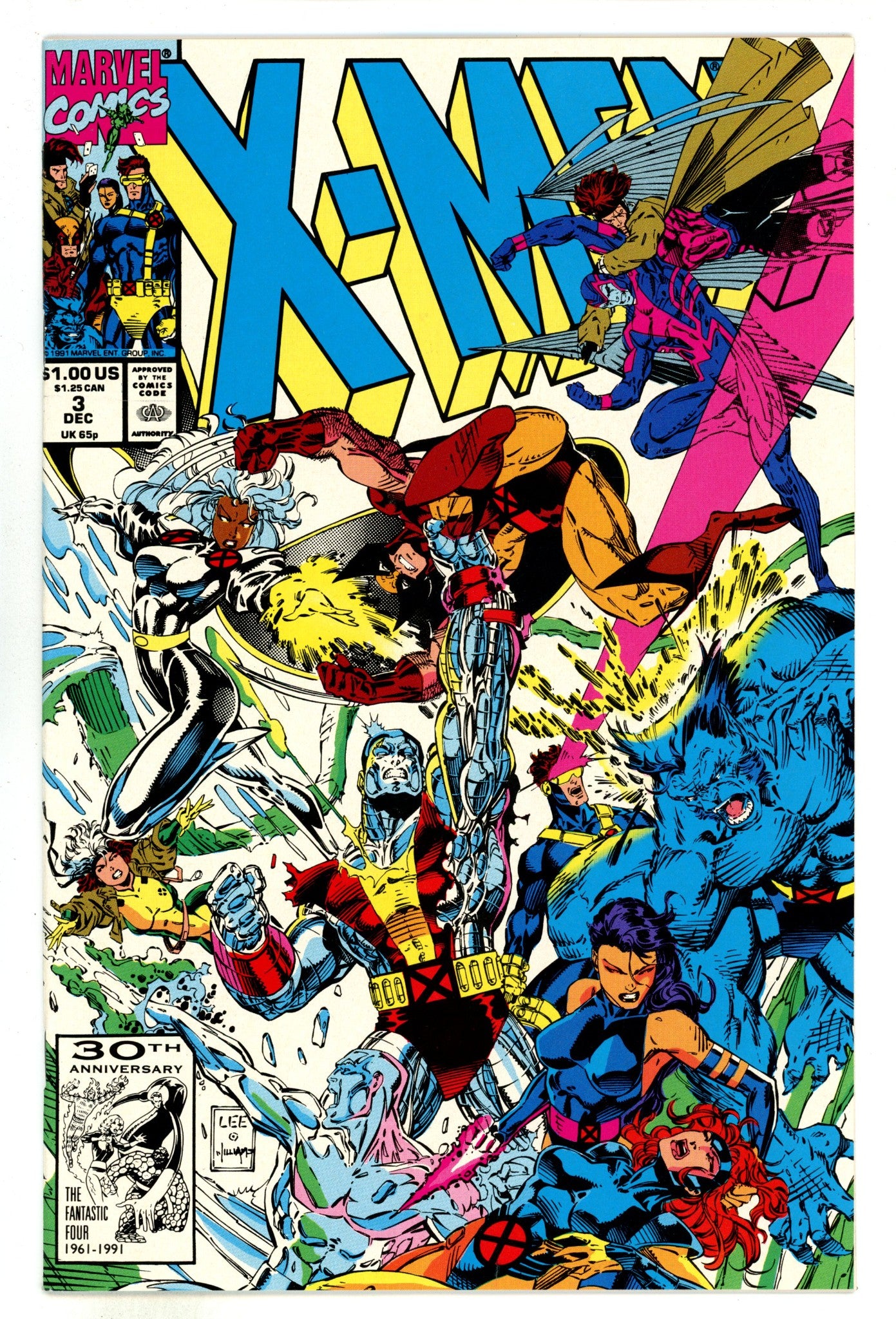 X-Men Vol 1 3 NM- (9.2) (1991) 