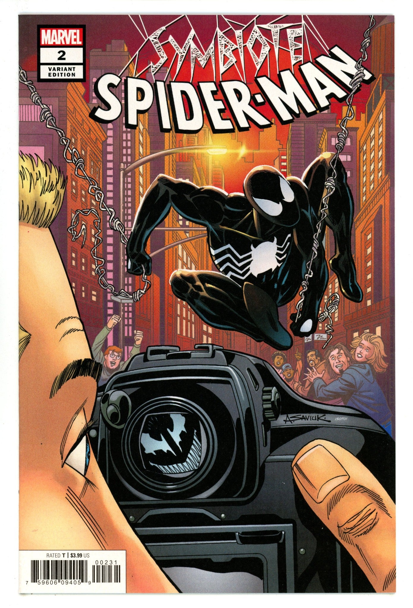 Symbiote Spider-Man Vol 1 2 High Grade (2019) Saviuk Incentive Variant 