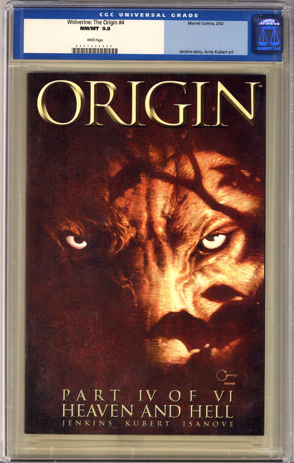 Wolverine: The Origin 4 CGC 9.8 (NM/M) (2002)