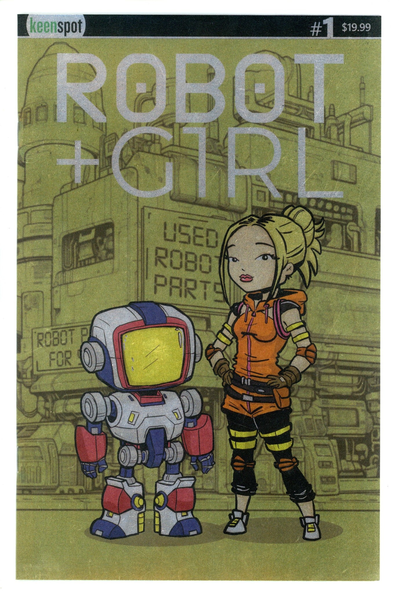 Robot + Girl 1 White Holofoil Variant (2024)