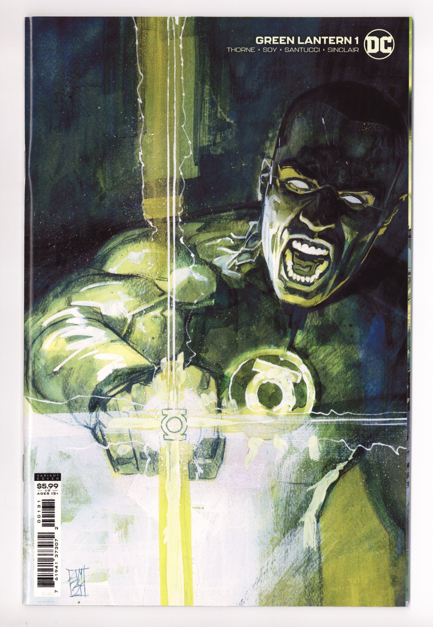 Green Lantern Vol 7 1 NM- (9.2) (2021) Maleev Incentive Variant 
