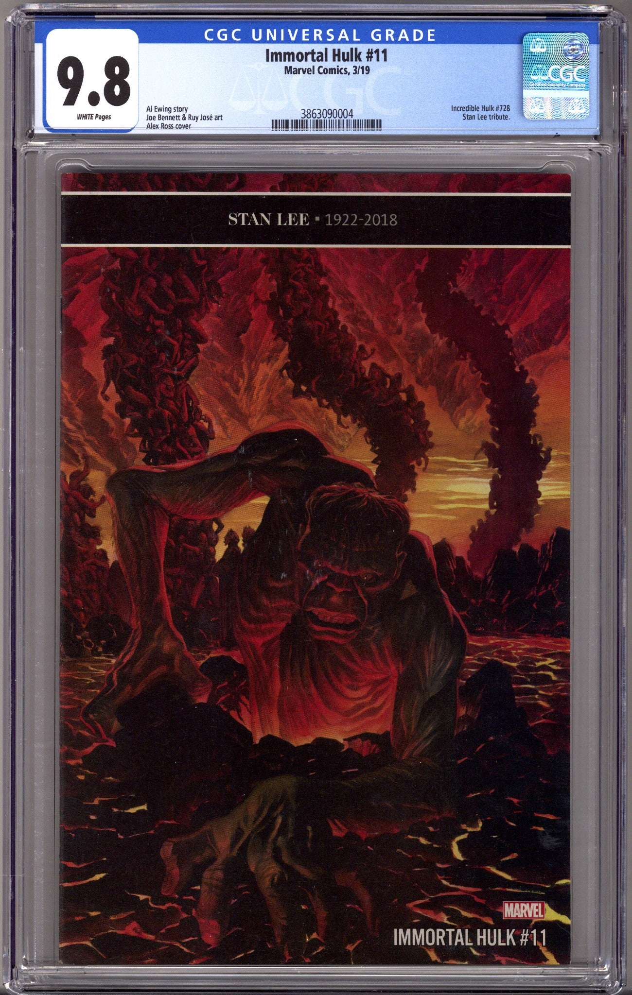 Immortal Hulk 11 CGC 9.8 (NM/M) (2019)
