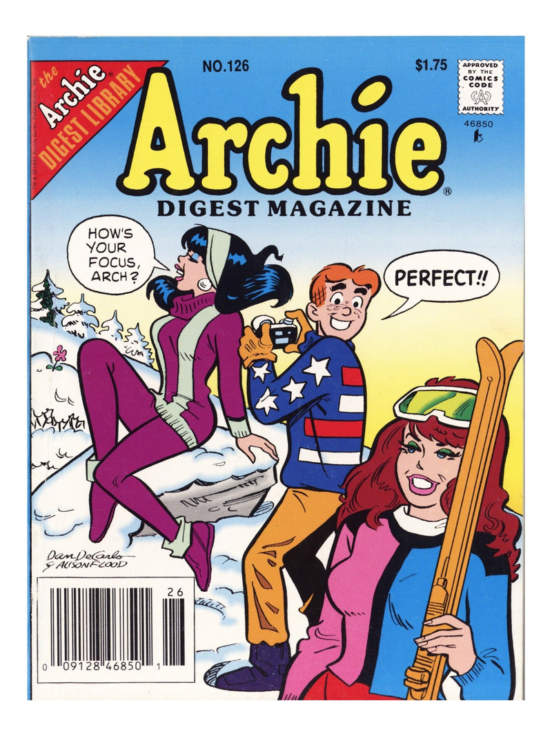Archie Comics Digest 126 Low Grade (1994) Newsstand 