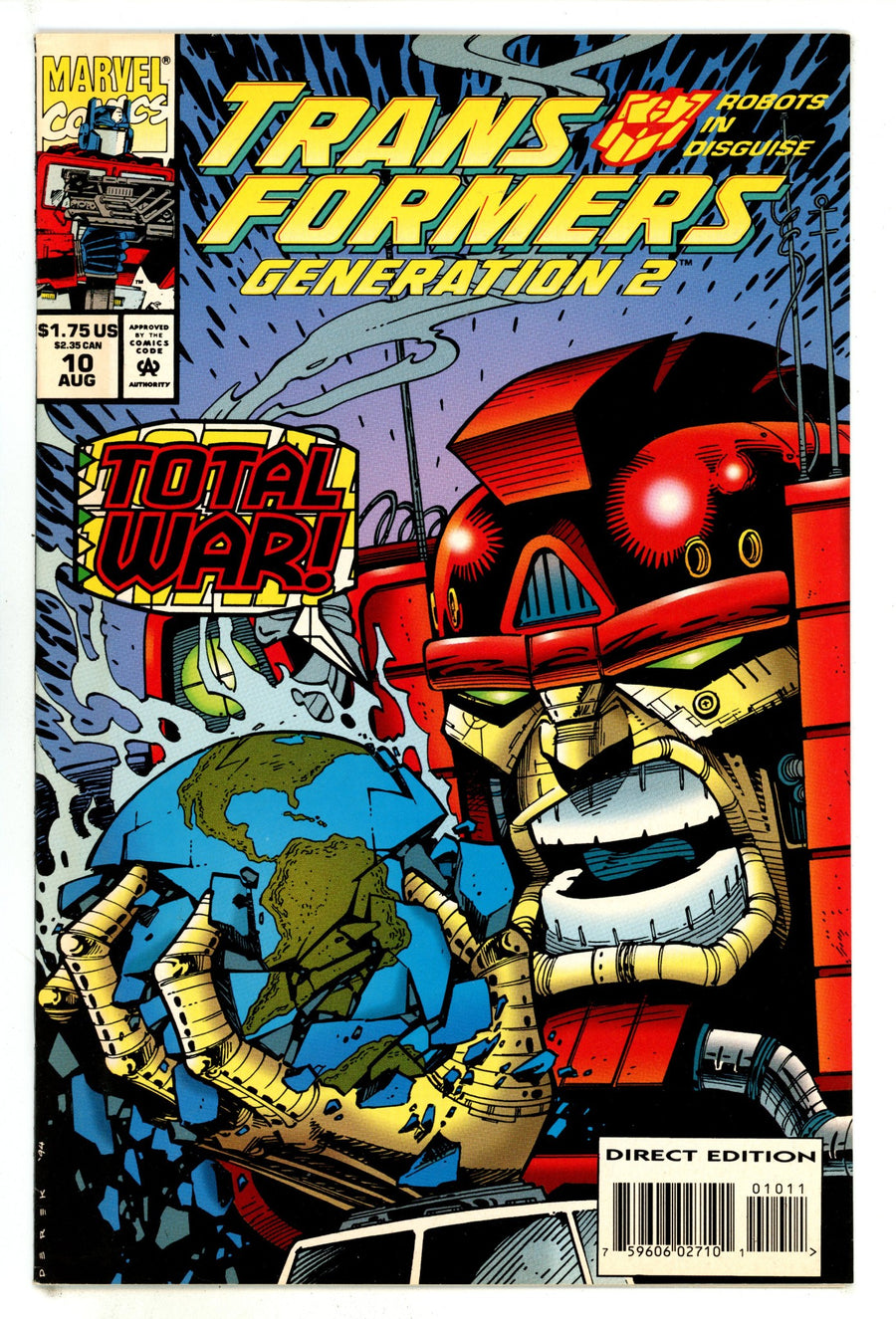 Transformers: Generation 2 10 VF- (7.5) (1994) 