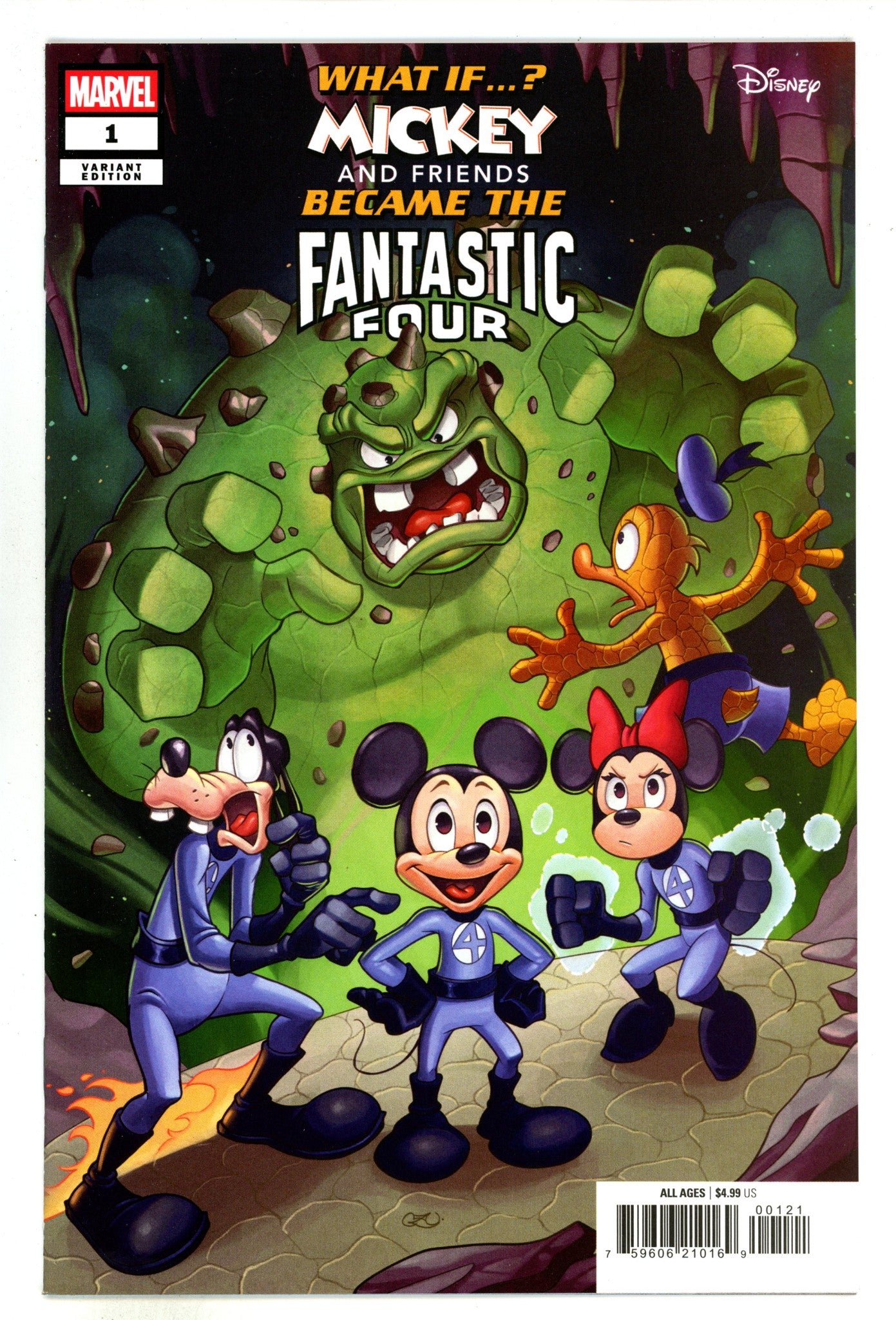 What If Mickey & Friends Became Fantastic Four 1 Uminga Variant (2025)