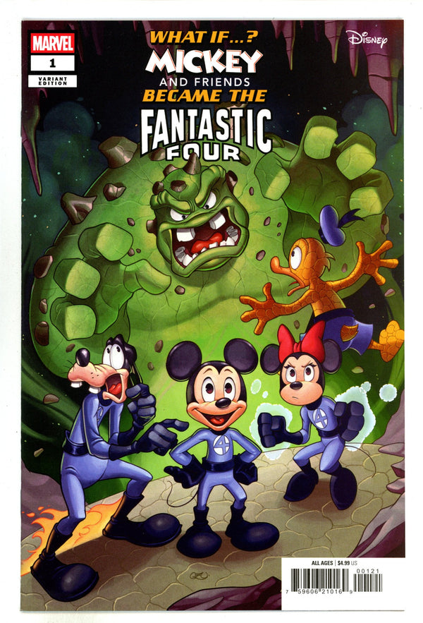What If Mickey & Friends Became Fantastic Four 1 Uminga Variant (2025)