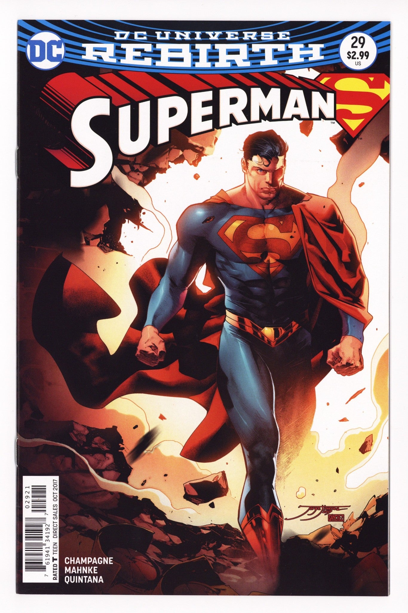 Superman Vol 4 29 High Grade (2017) Jimenez Variant 