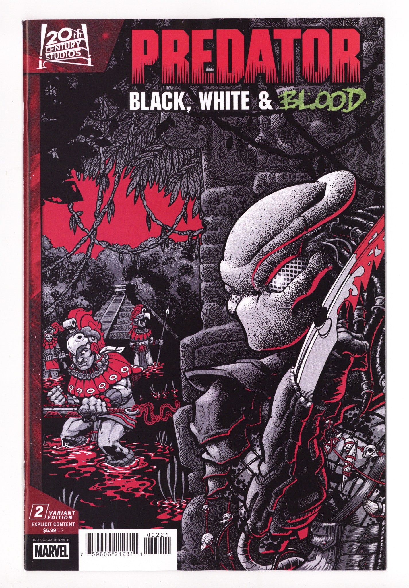Predator: Black White & Blood 2 Gonzo Variant (2025)
