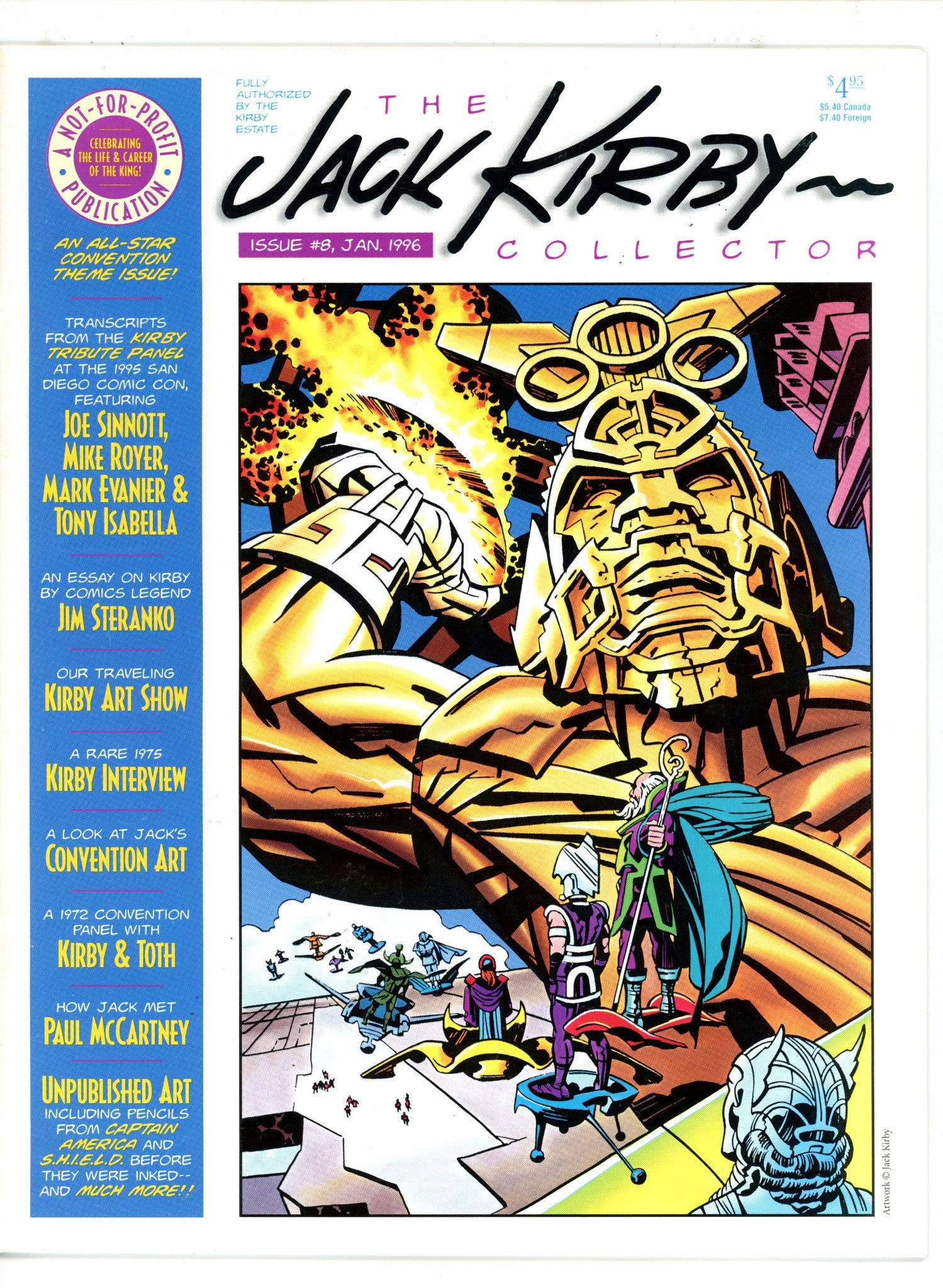 The Jack Kirby Collector 8 Low Grade (1996) 