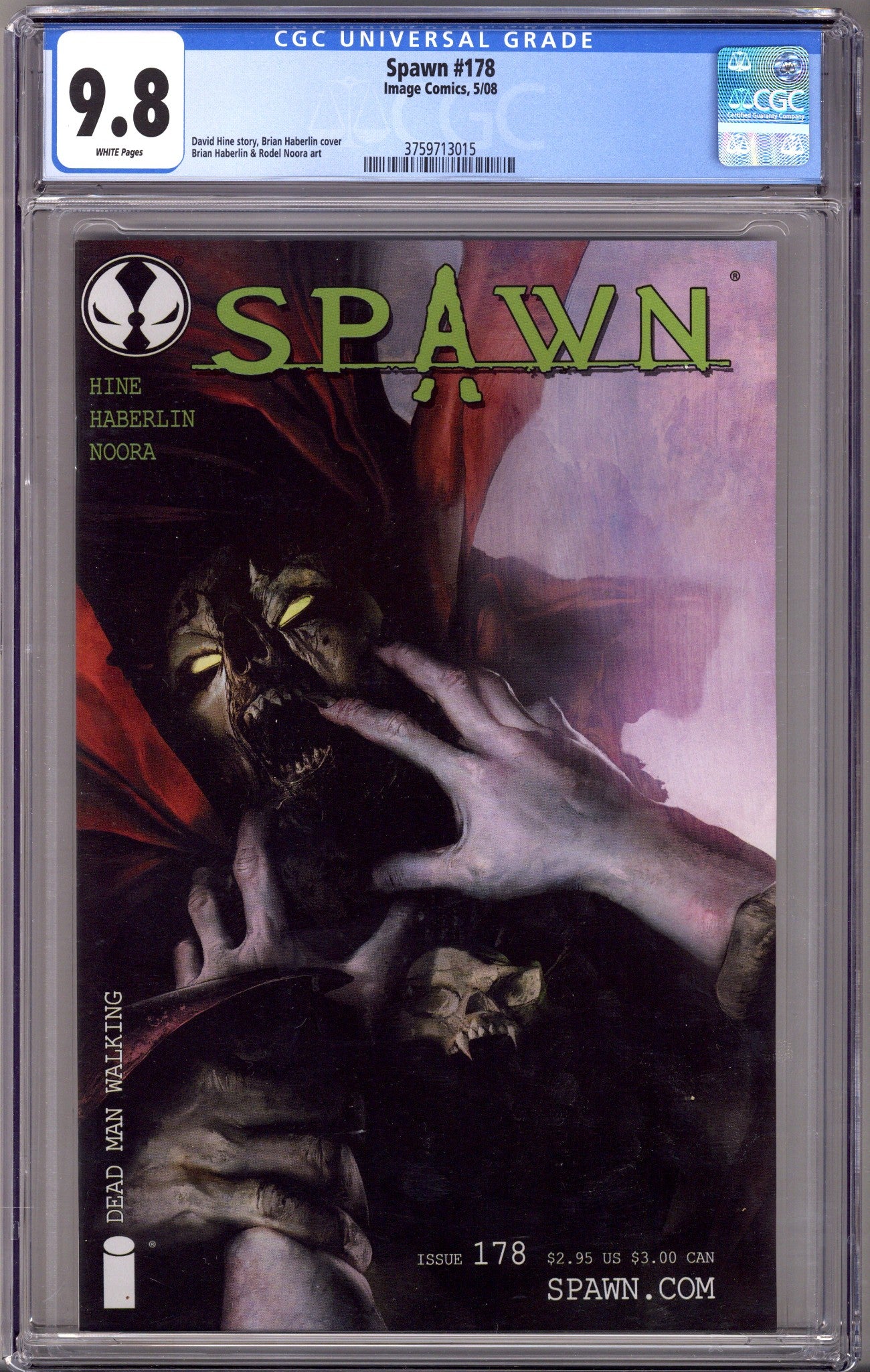 Spawn 178 CGC 9.8 (NM/M) (2008)