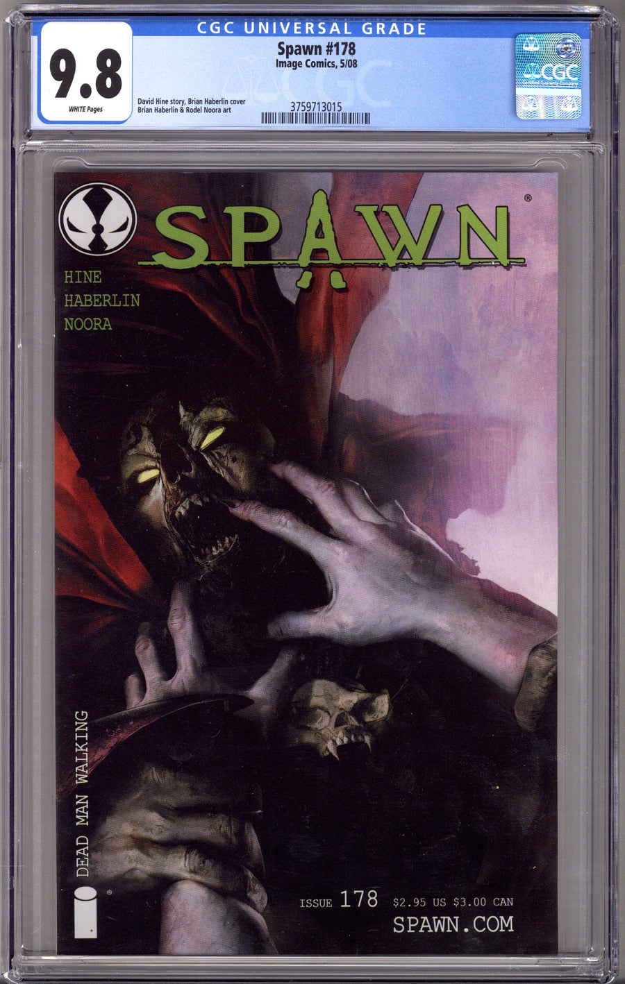 Spawn 178 CGC 9.8 (NM/M) (2008)