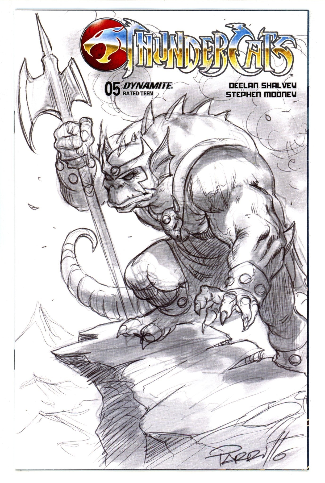 Thundercats 5 Lee Line Art Incentive Variant (2024)