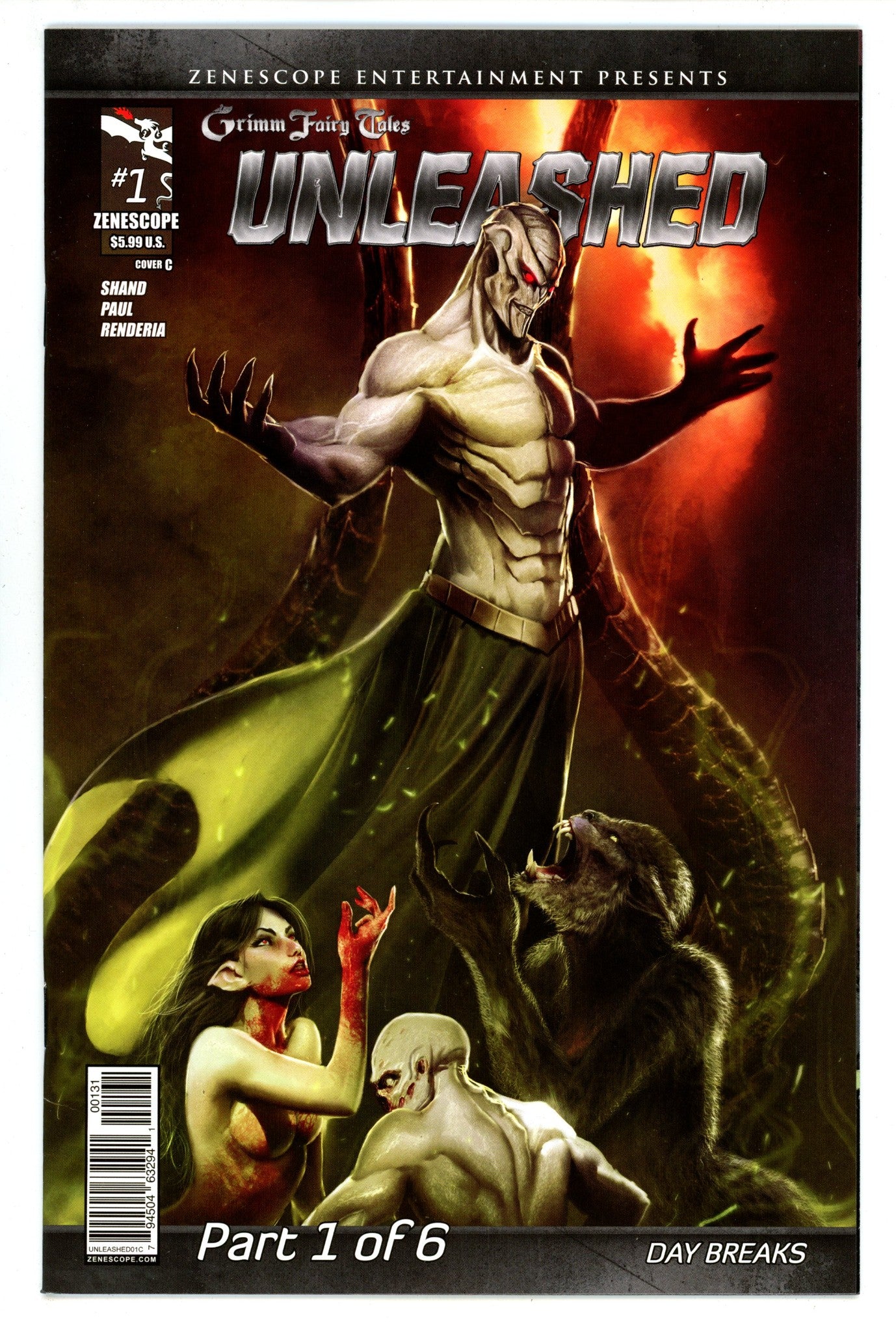 Grimm Fairy Tales Unleashed 1 High Grade (2013) Sejik Variant 
