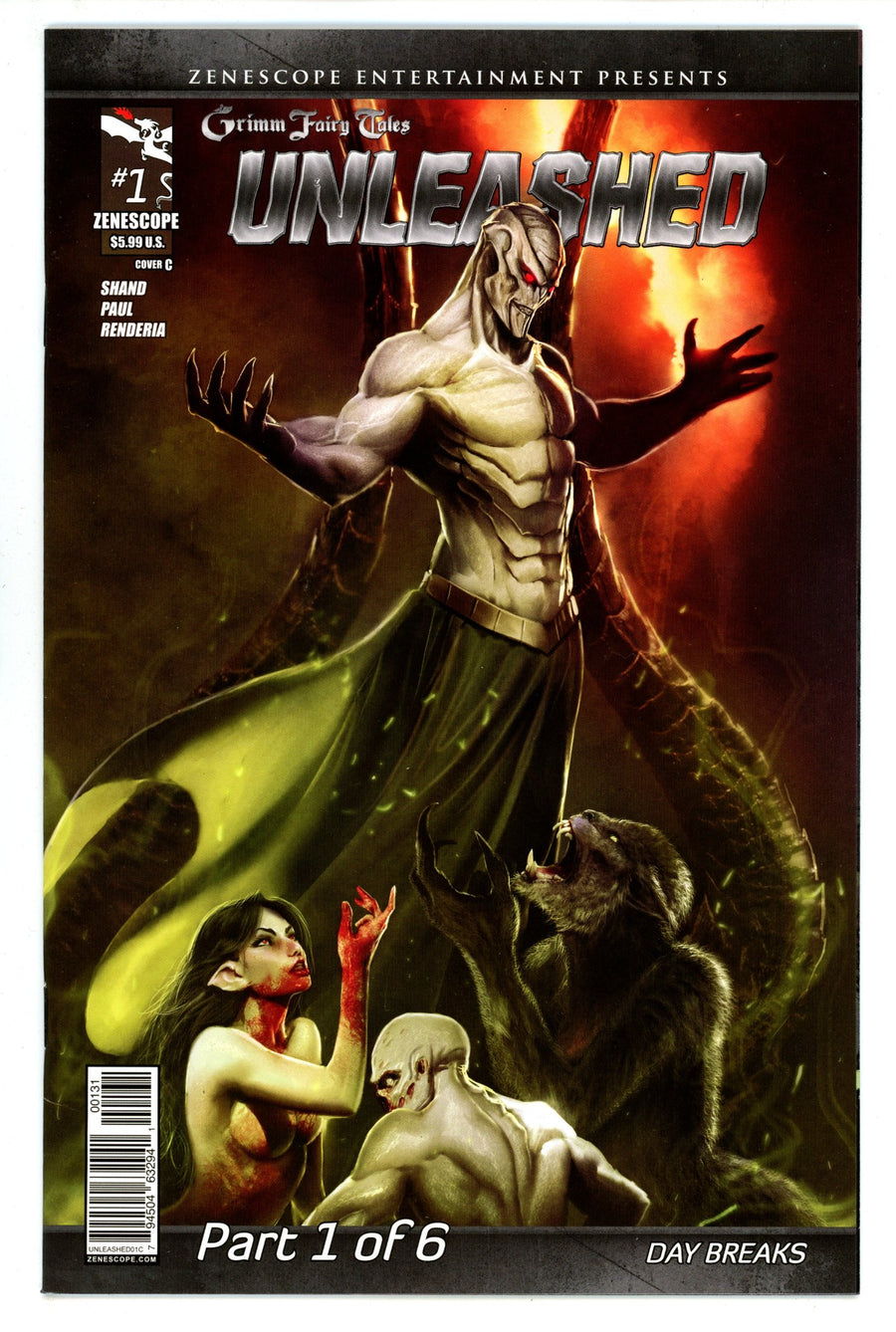 Grimm Fairy Tales Unleashed 1 High Grade (2013) Sejik Variant 
