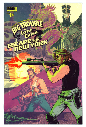 Big Trouble in Little China / Escape from New York 1 NM- (9.2) (2016) Bayliss Variant