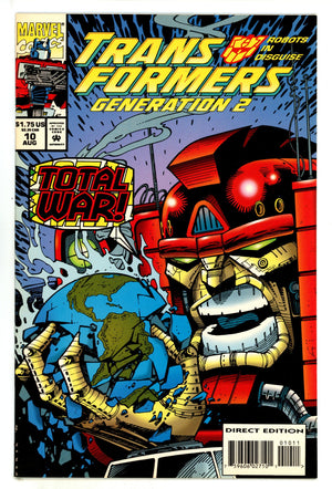Transformers: Generation 2 10 VF/NM (9.0) (1994)