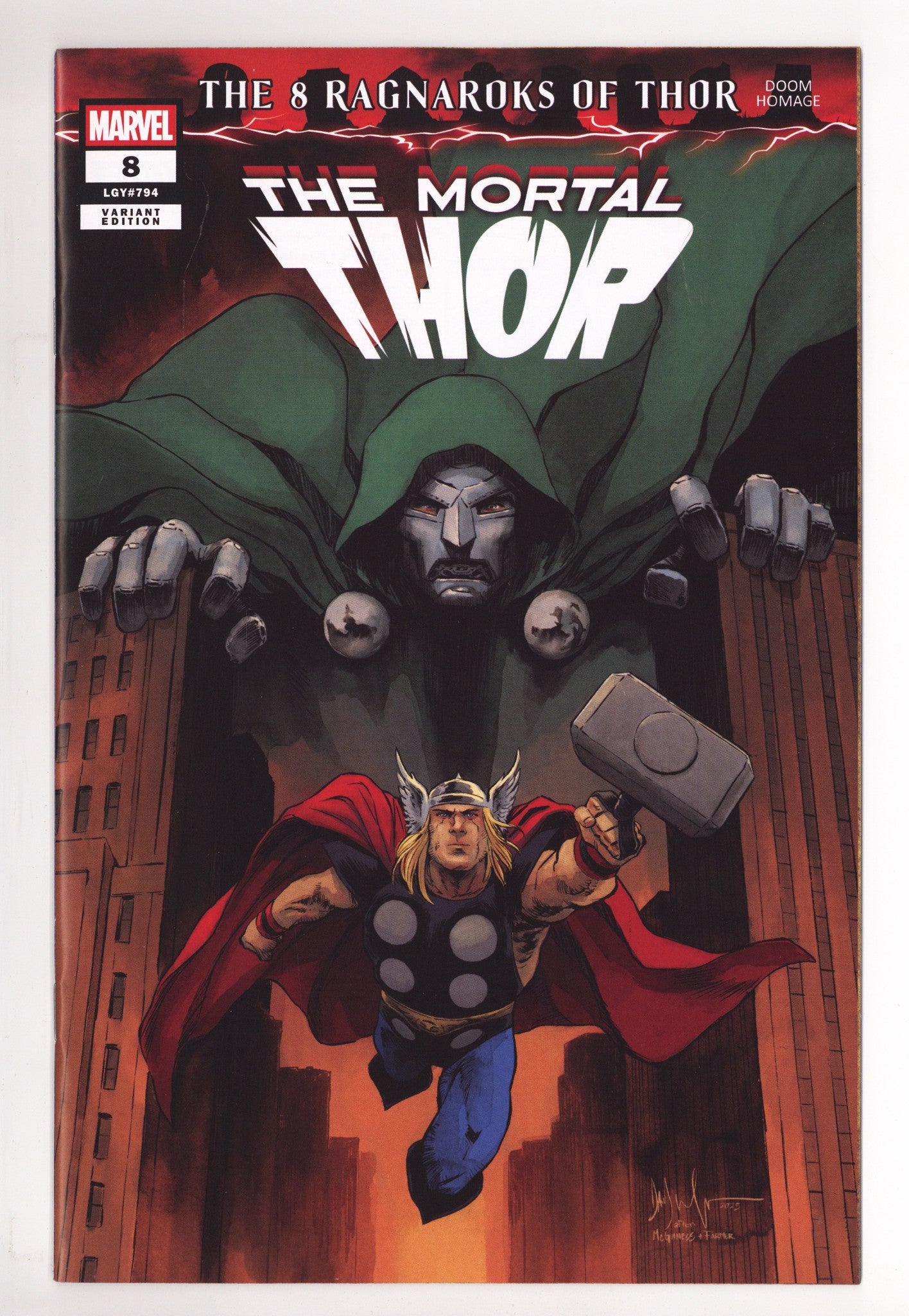 Mortal Thor 8 Wachter Homage Variant (2026)