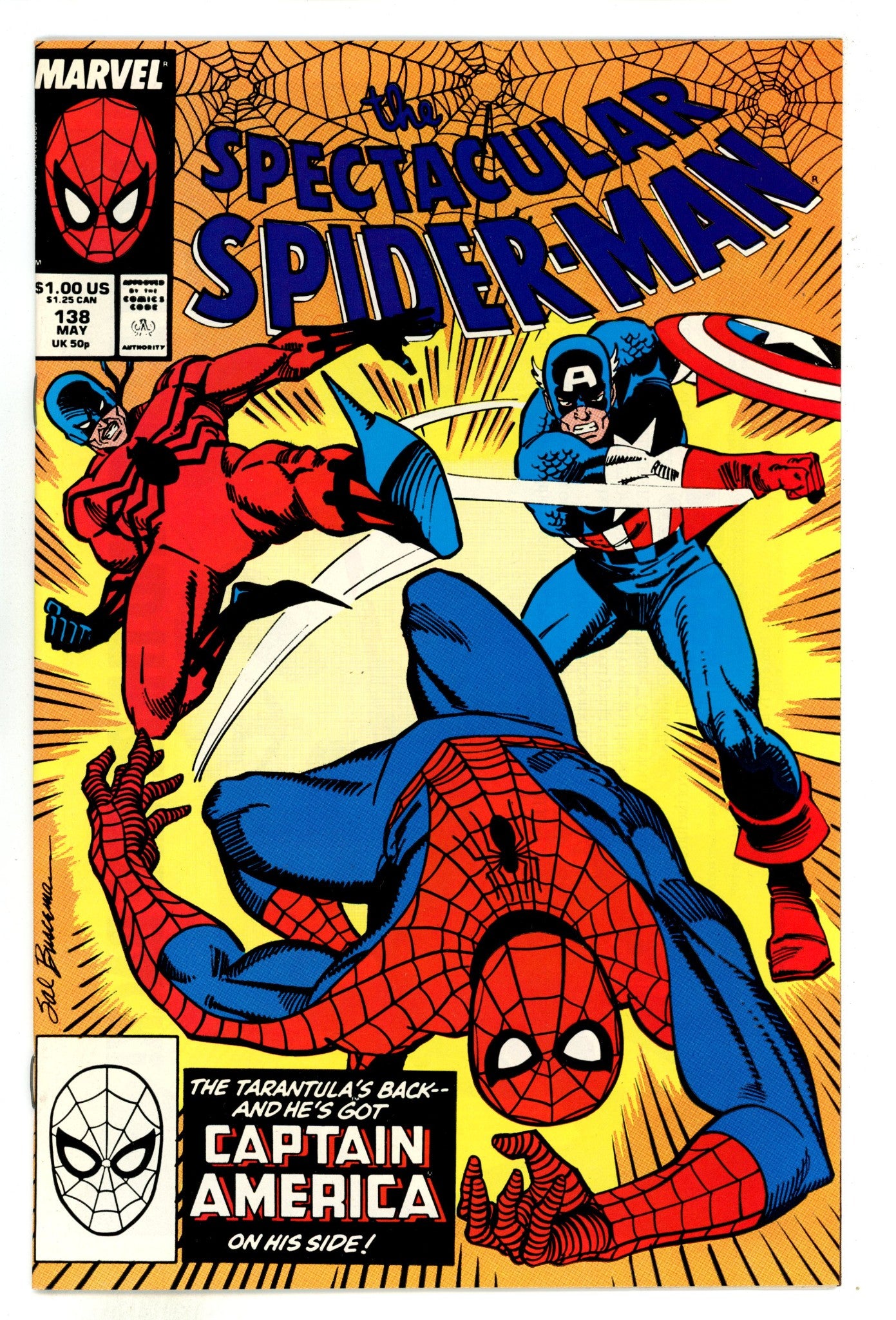 The Spectacular Spider-Man Vol 1 138 NM (9.4) (1988) 