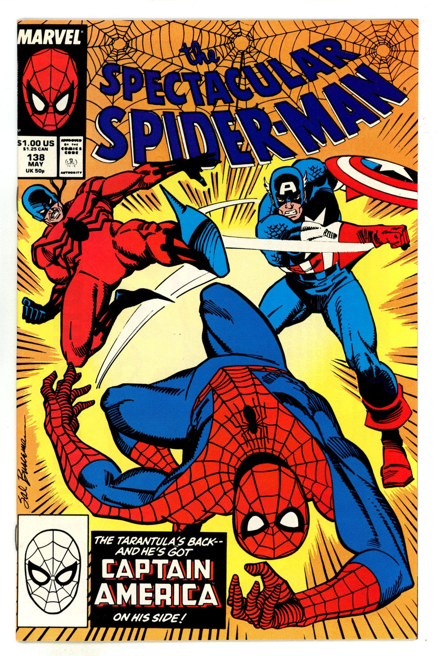 The Spectacular Spider-Man Vol 1 138 NM (9.4) (1988) 