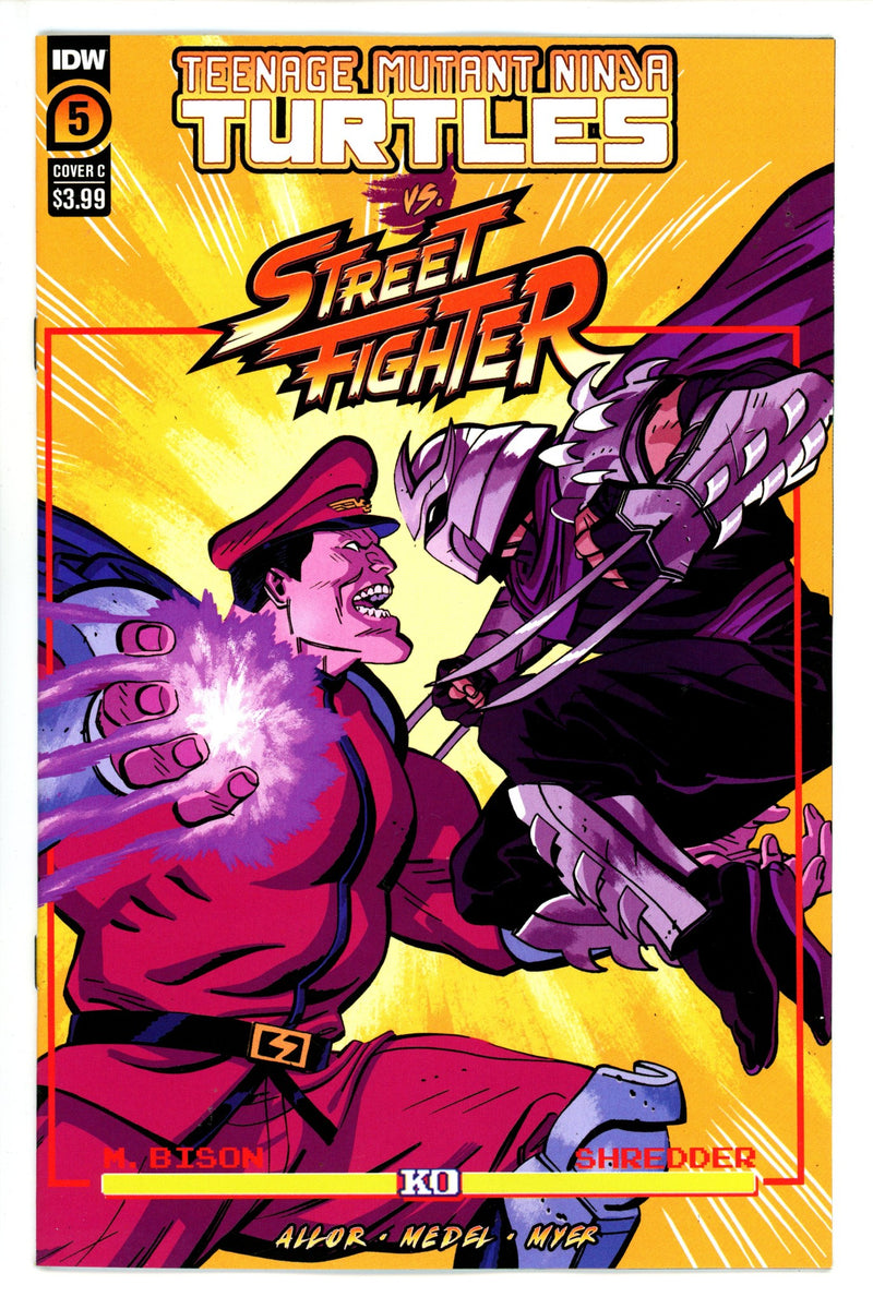 Teenage Mutant Ninja Turtles Vs. Street Fighter 5 Reilly Variant (2023)