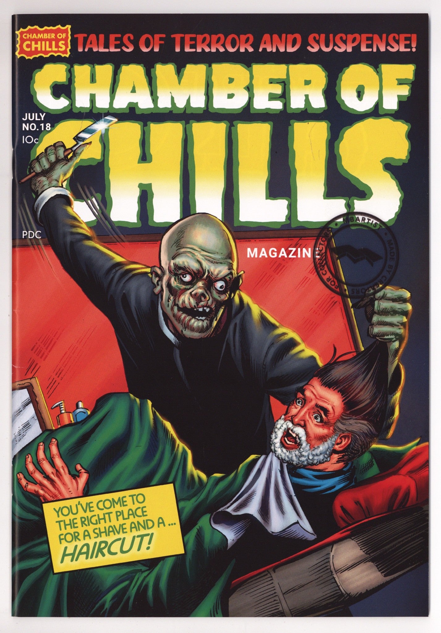 Chamber of Chills 18 Mid Grade (2020) Rubinstein Reprint Variant 