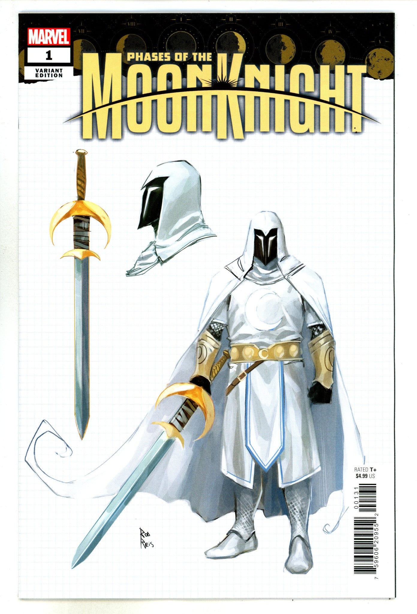 Phases Of The Moon Knight 1 Reis Design Variant (2024)