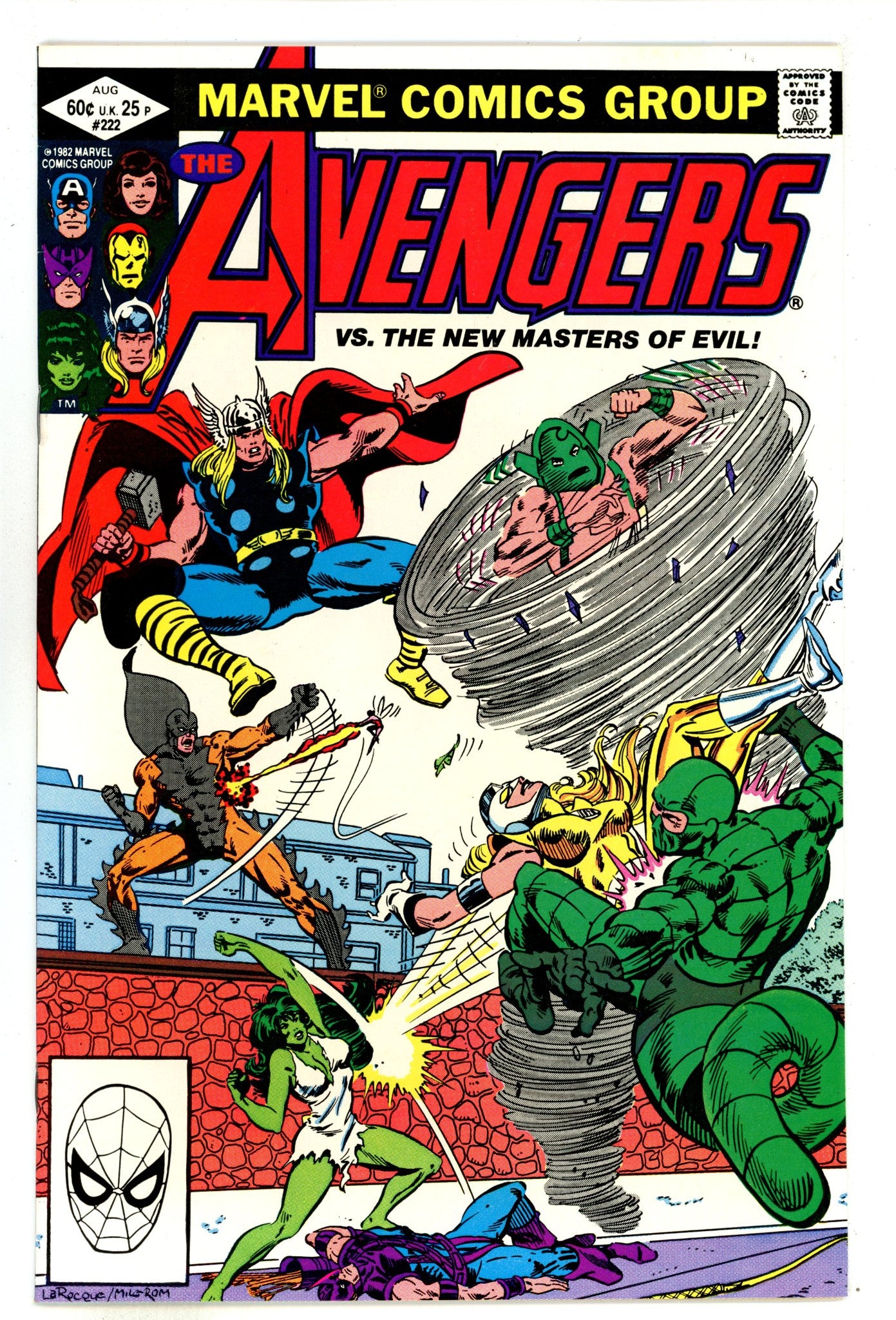 The Avengers Vol 1 222  High Grade   (1982)        
