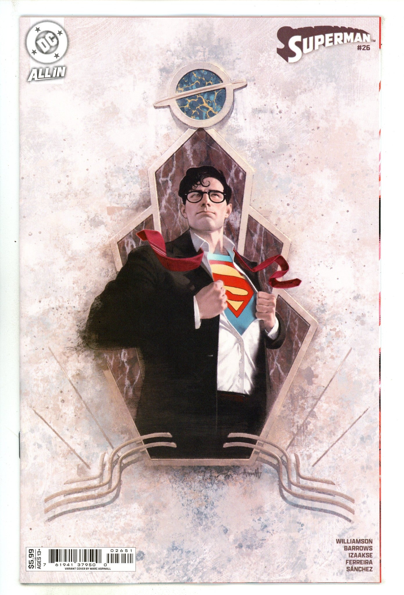 Superman Vol 6 26 Aspinall Variant (2025)