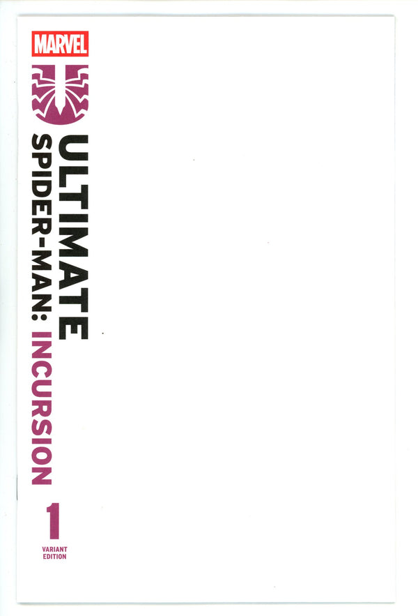 Ultimate Spider-Man: Incursion 1 Blank Variant (2025)