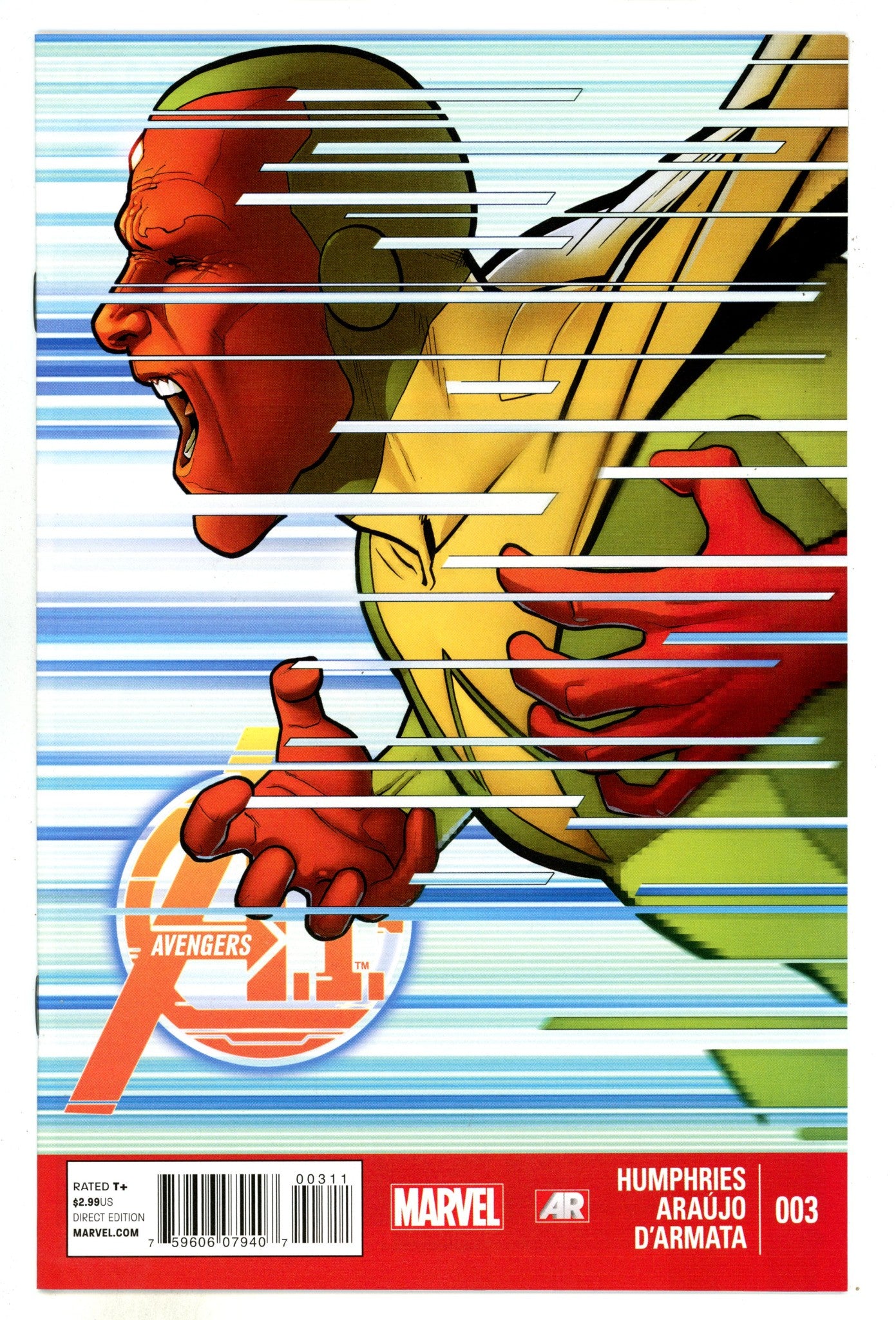 Avengers A.I. 3 High Grade (2013) 