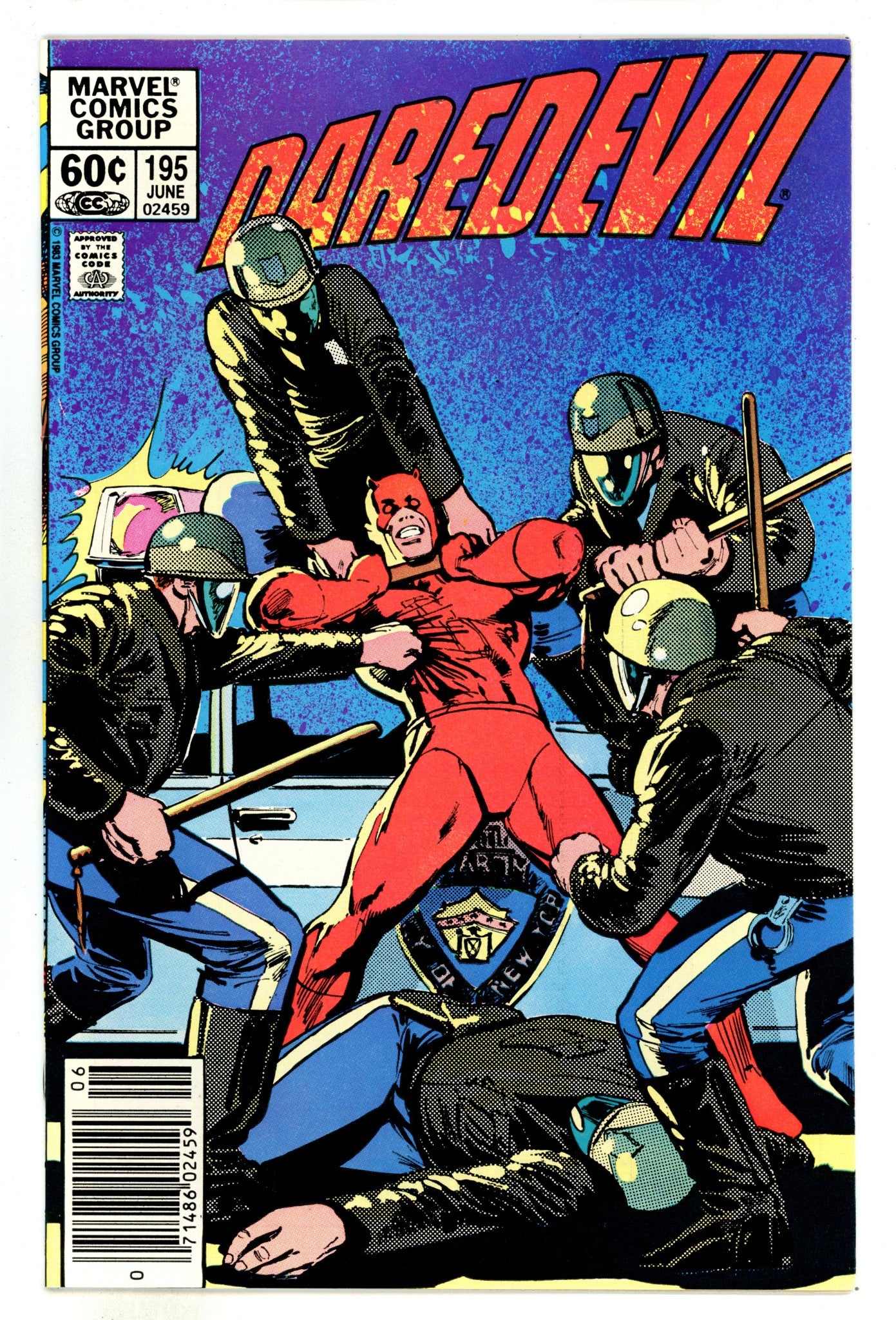 Daredevil Vol 1 195 High Grade (1983) Newsstand 