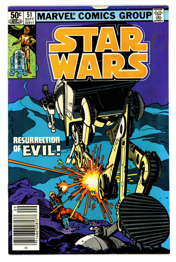 Star Wars Vol 1 51 FN+ (6.5) (1981) Newsstand