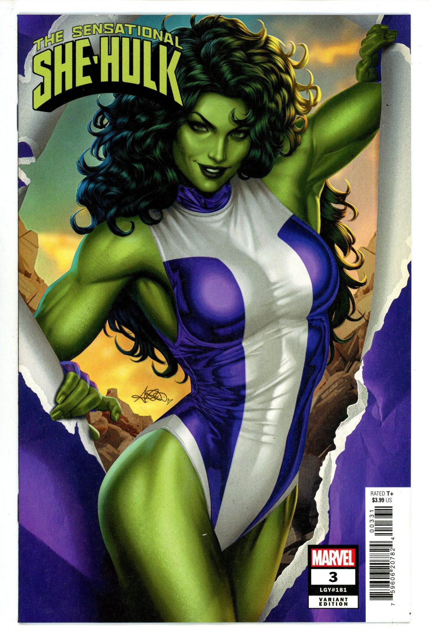 Sensational She-Hulk Vol 2 3 Diaz Variant (2023)