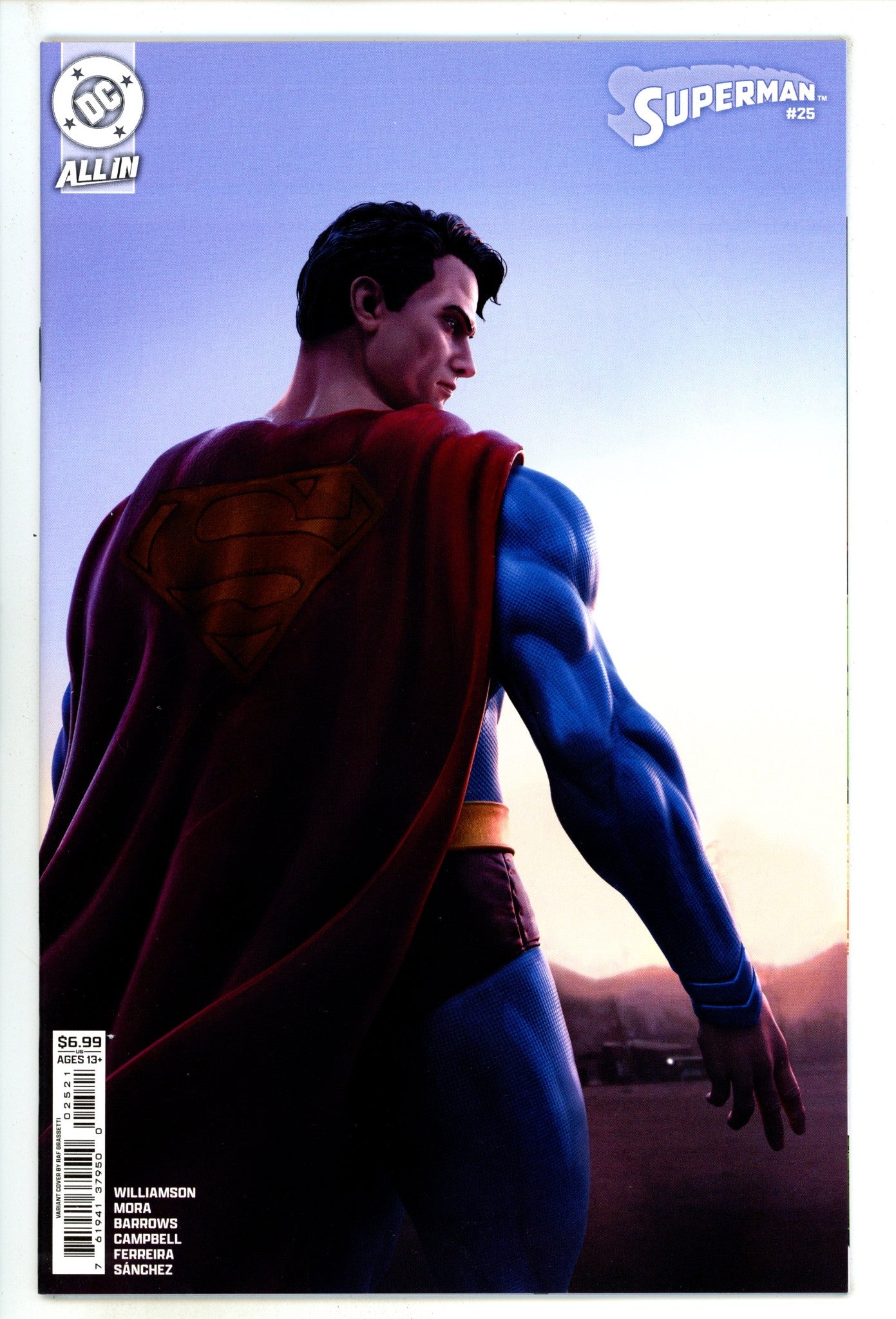 Superman Vol 6 25 Grassetti Variant (2025)