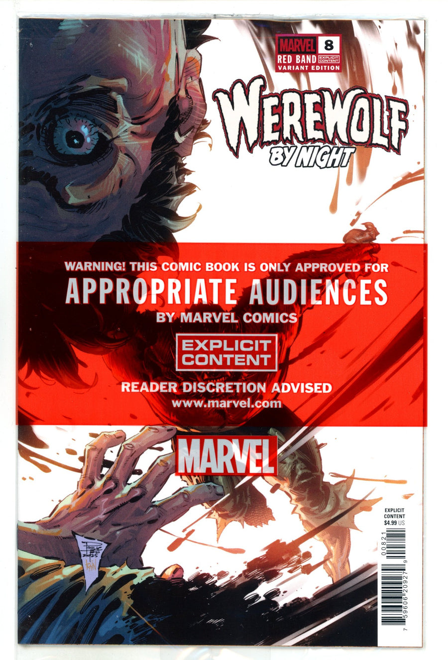 Werewolf By Night: Red Band 8 Tan Sealed Variant (2025)