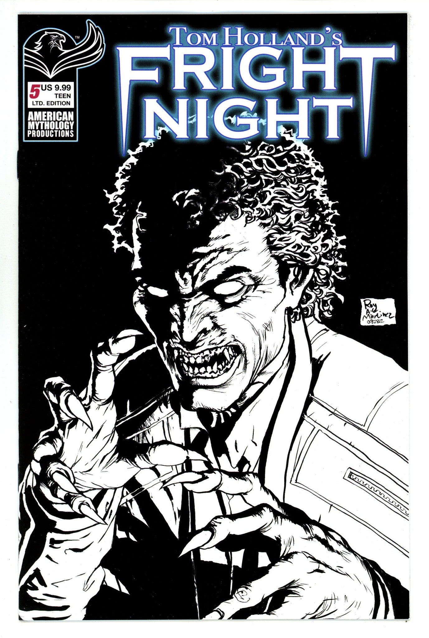 Tom Hollands Fright Night 5 Martinez B&W Virgin Variant (2024)