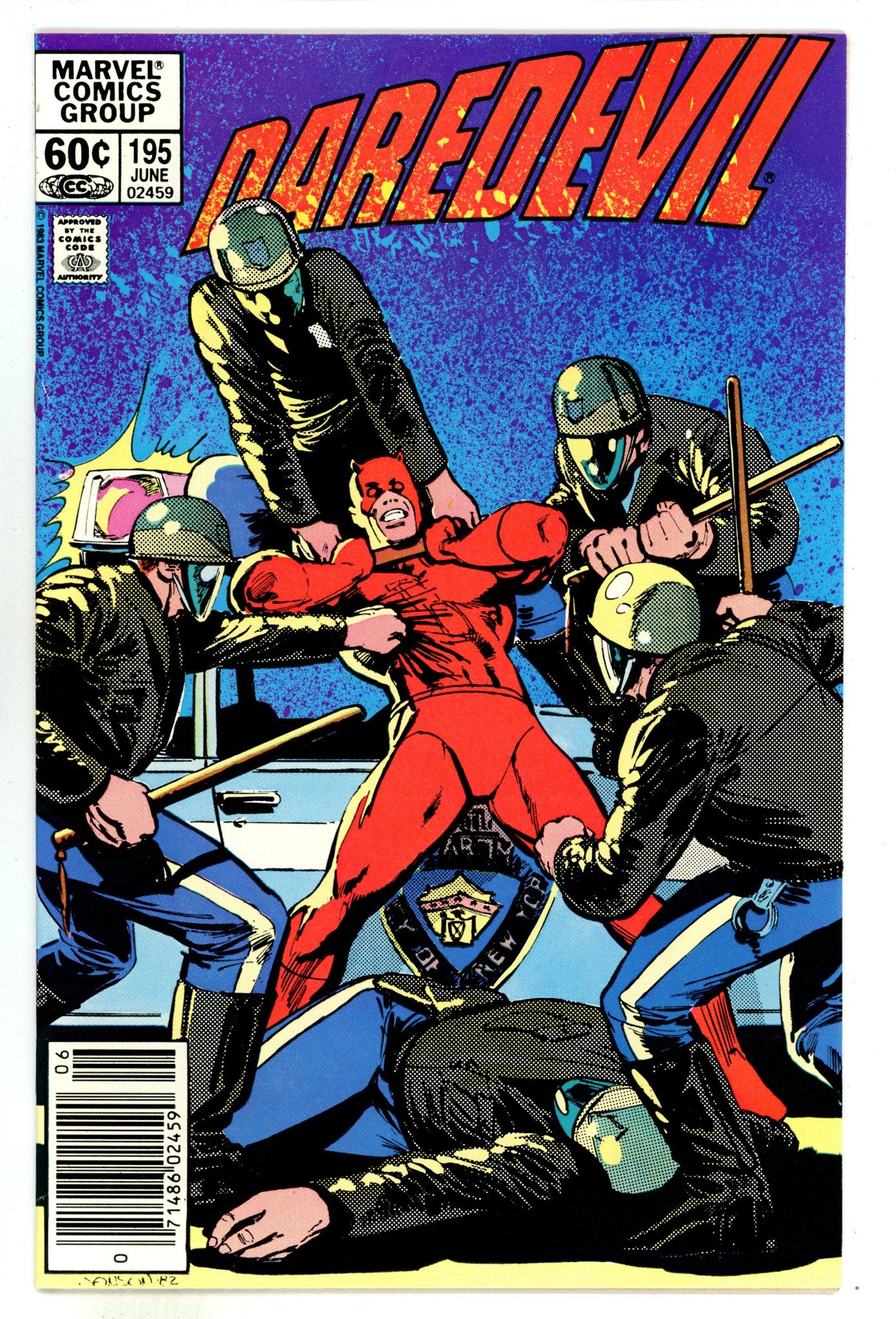 Daredevil Vol 1 195 NM- (9.2) (1983) Newsstand 