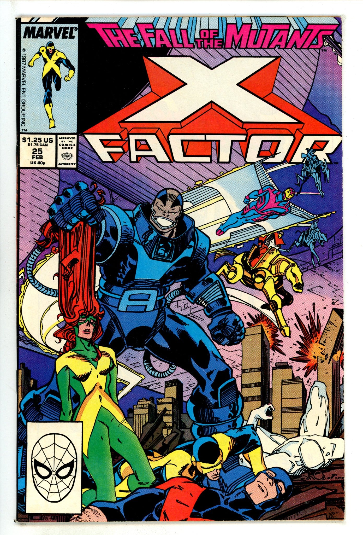 X-Factor Vol 1 25 Mid Grade (1988) 