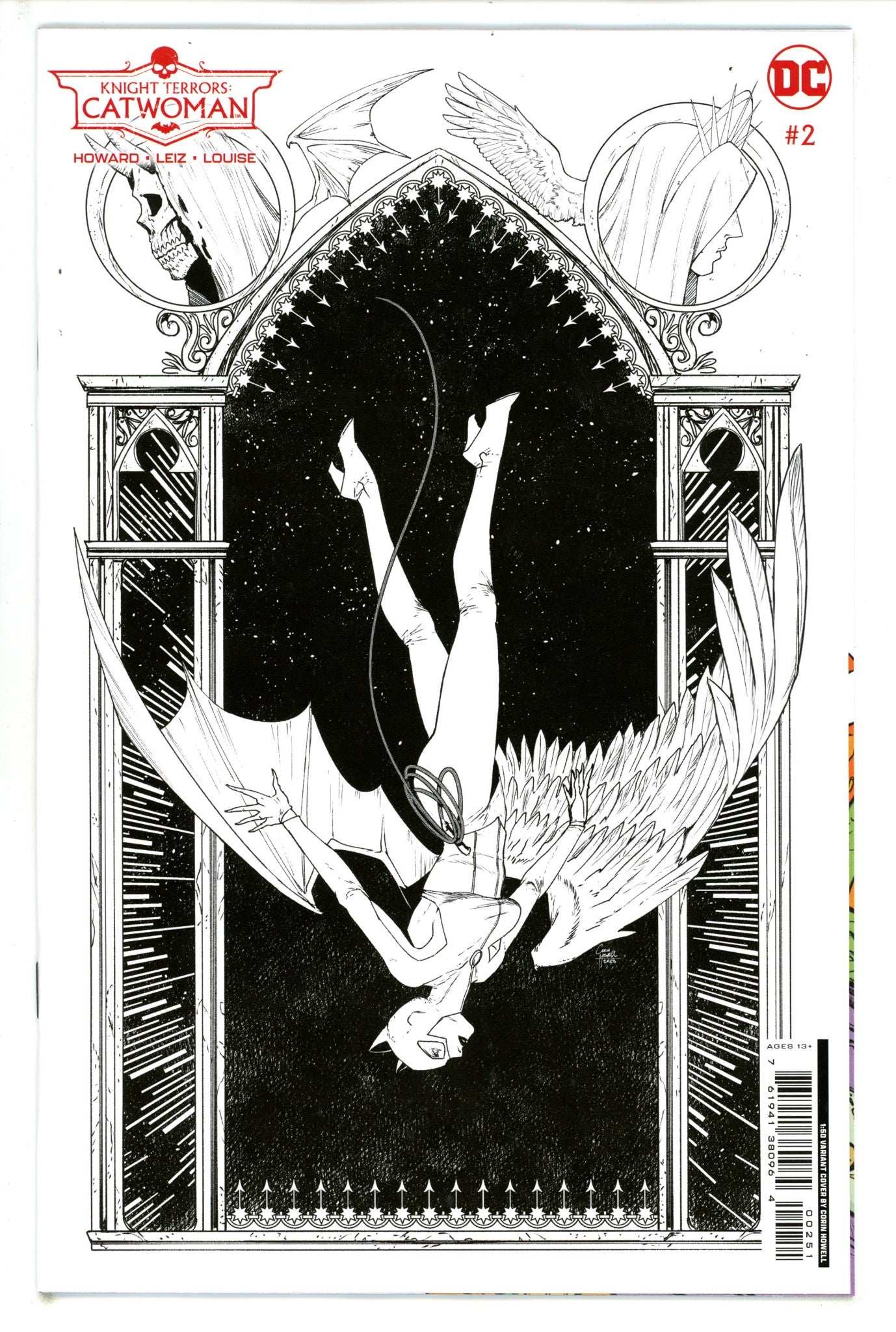 Knight Terrors: Catwoman 2 Howell B&W Incentive Variant NM- (2023)