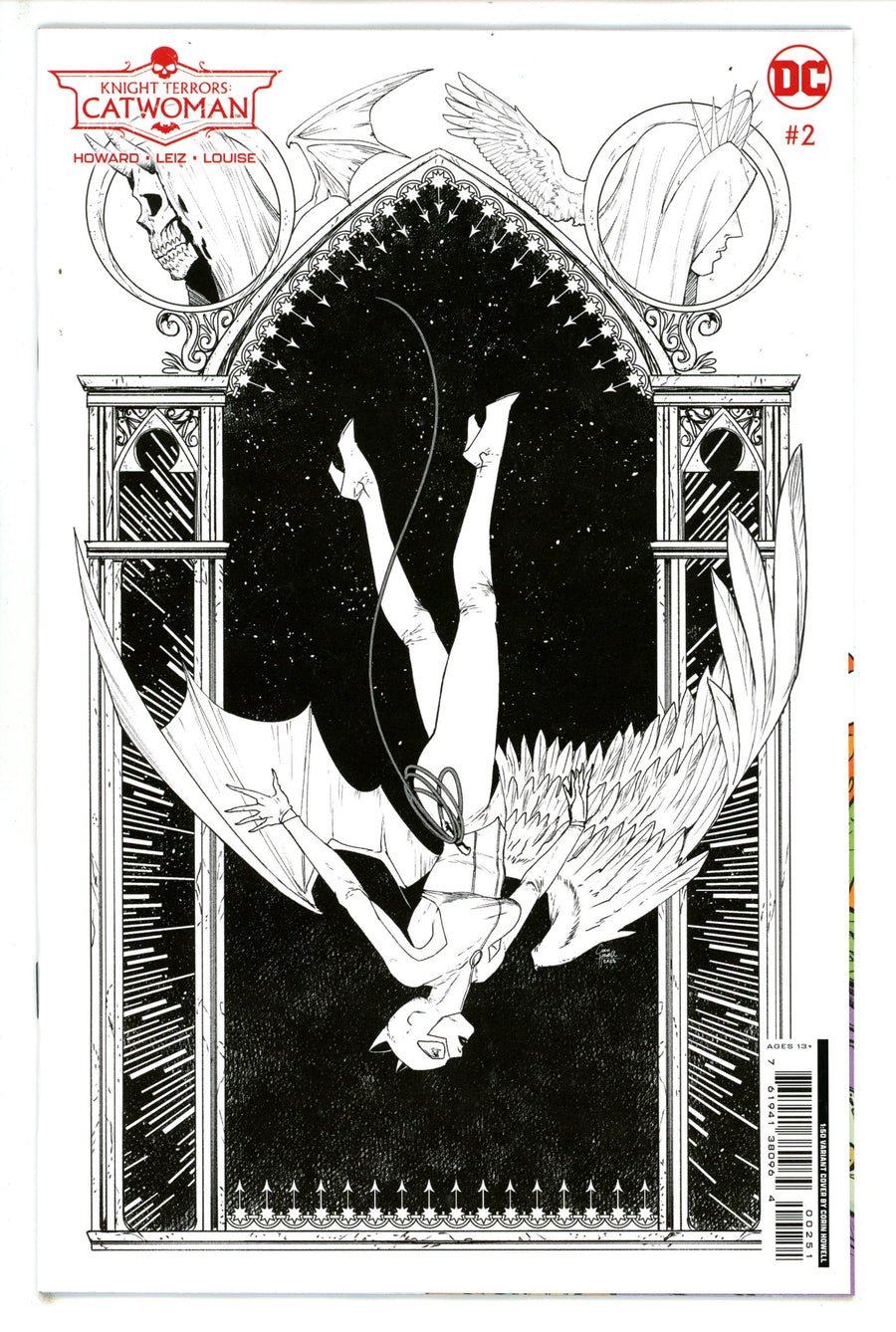 Knight Terrors: Catwoman 2 Howell B&W Incentive Variant NM- (2023)