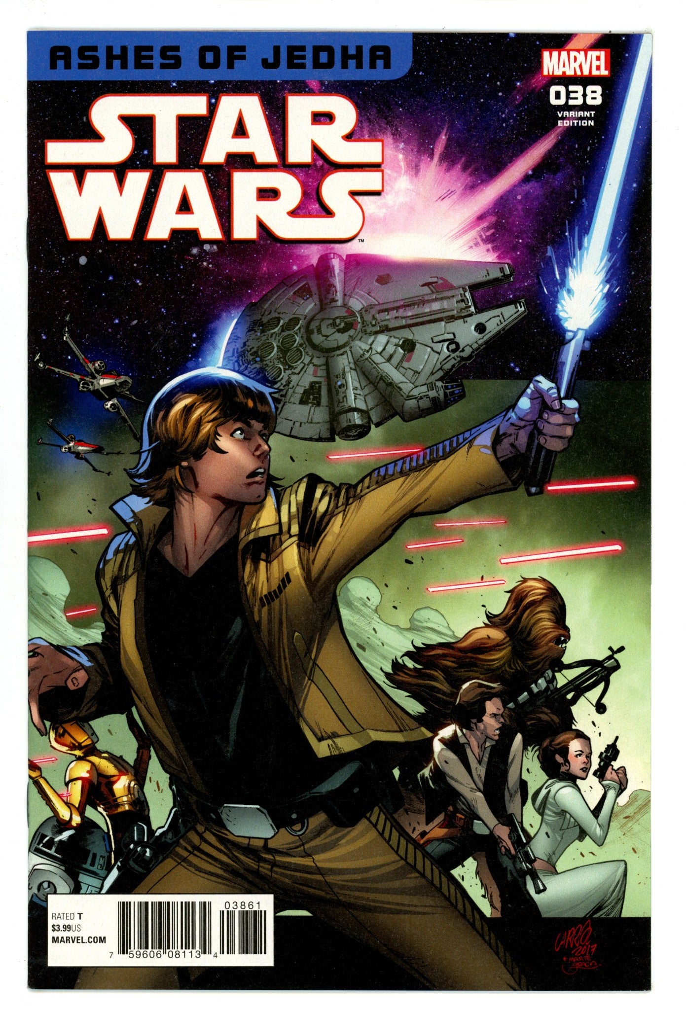 Star Wars Vol 2 38 NM- (9.2) (2018) Larraz Variant 