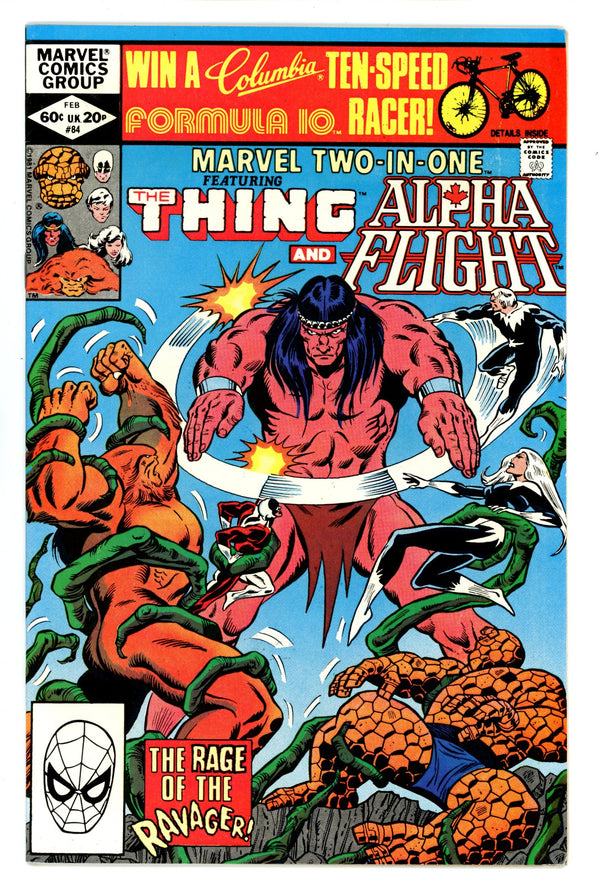 Marvel Two-in-One Vol 1 84 Mid Grade (1982)