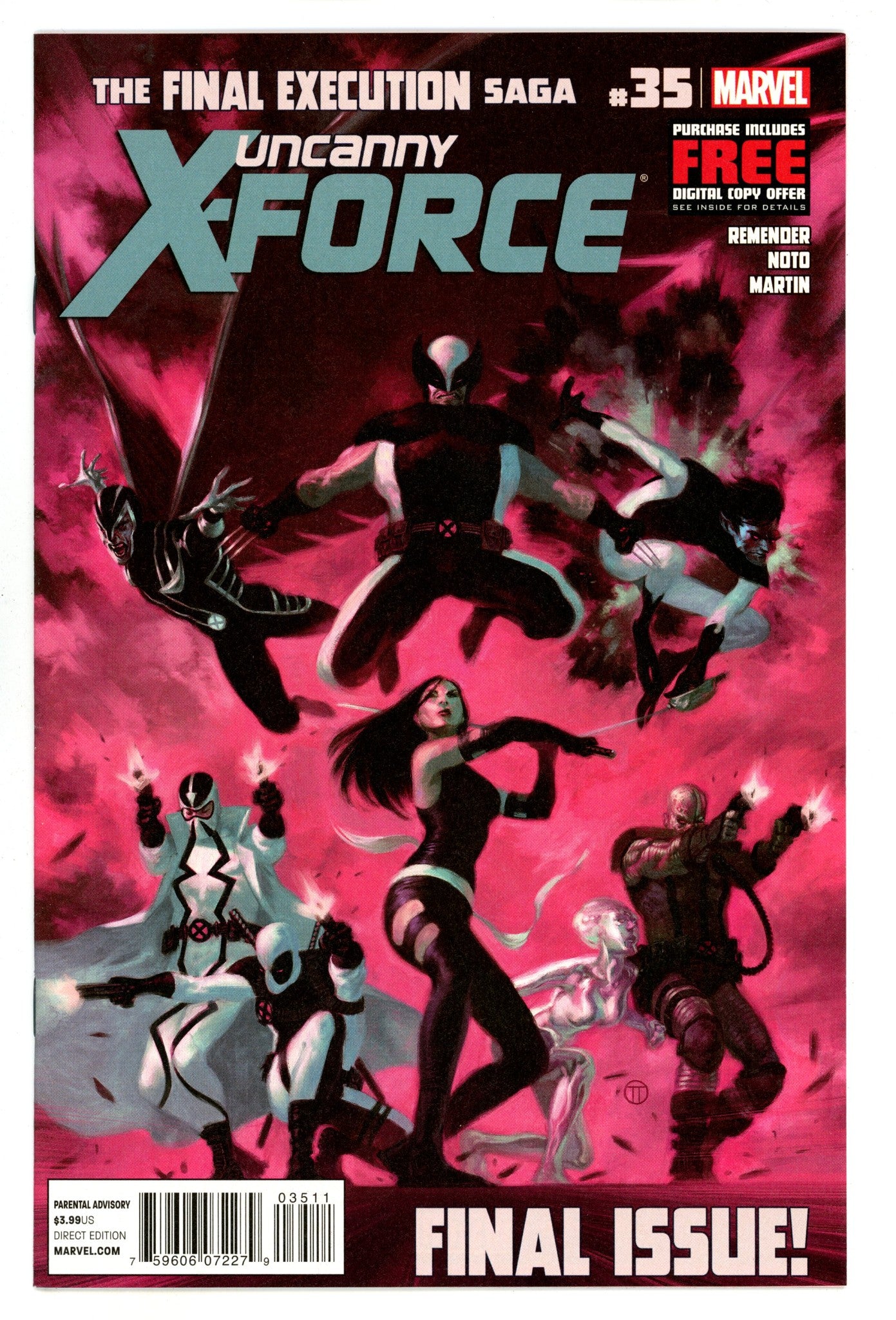 Uncanny X-Force Vol 1 34  High Grade  (2013)  