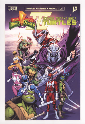 Mighty Morphin Power Rangers / Teenage Mutant Ninja Turtles III 3 Campana Variant (2025)